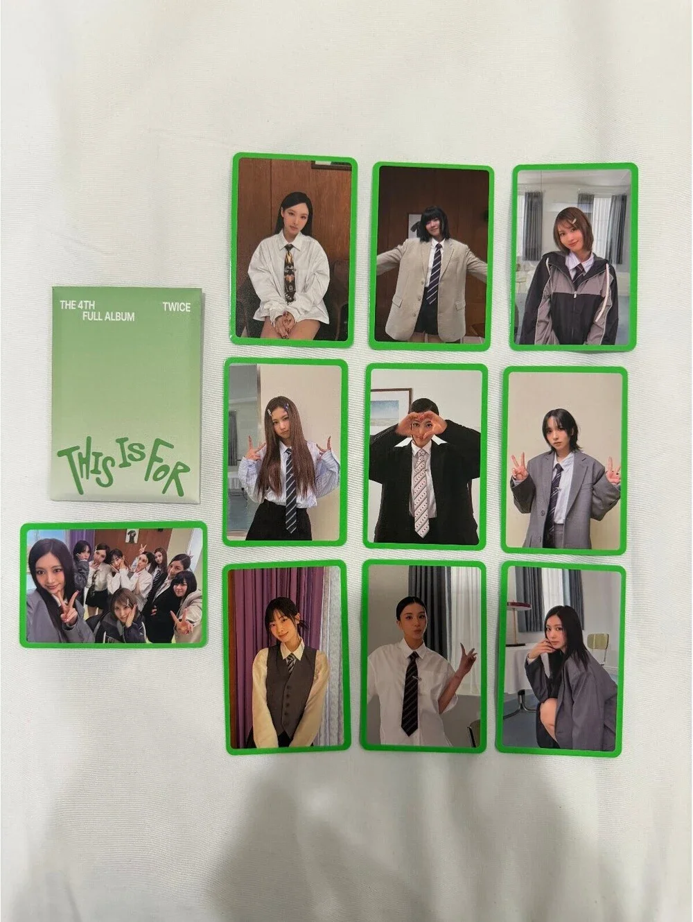 Twice THIS IS FOR For Version Pre Order Benefit (POB) Photocard Complete Pack